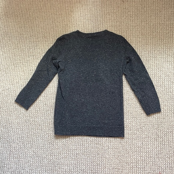 Talbots Dark Gray Cashmere Crewneck Sweater in XS - Picture 3 of 4